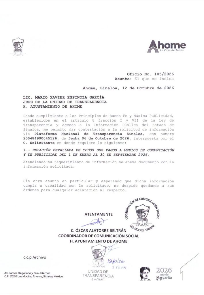 transparencia1-708x1024 Ahome: 22 millones para imagen y publicidad mientras el municipio se cae a pedazos. Baches, drenajes, socavones y más...